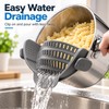 Clip-On Silicone Pot Strainer for Pasta & Vegetables – Flexible