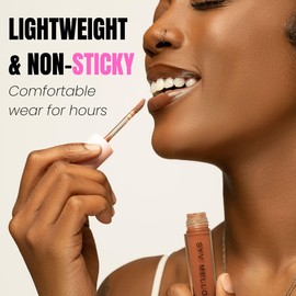 SYV MELLOR Glossy Lip Gloss for Women and Girls Hydrating Lip Shine Non Sticky Long Lasting Lip Plumper for Fuller Lips High Gloss Lip Glow Makeup Lip Gloss for Pouty Soft, Crave