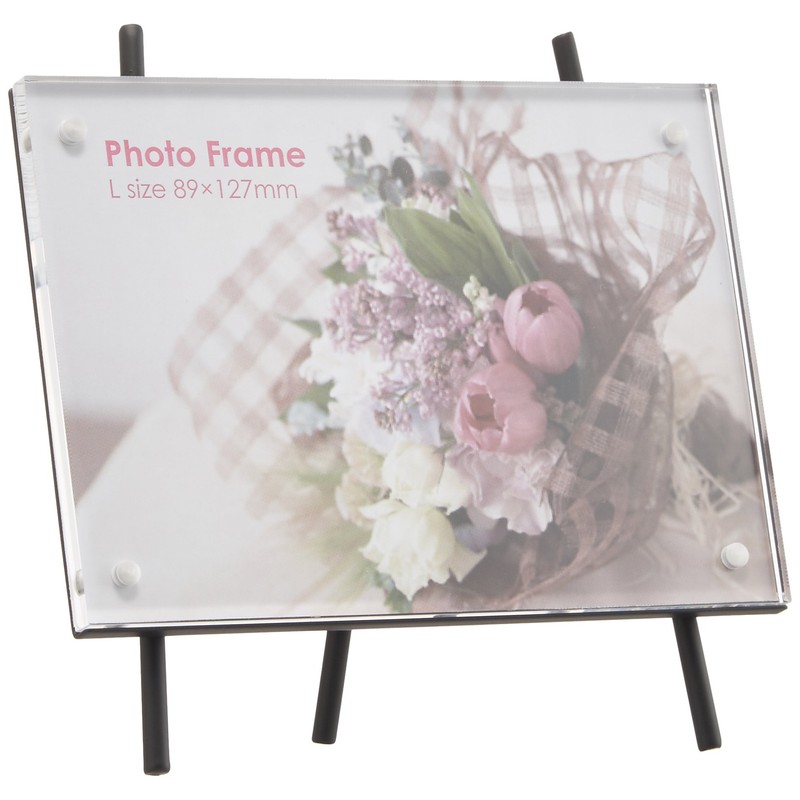 Nakabayashi Stand Photo Frame, L Size, 1 Tier