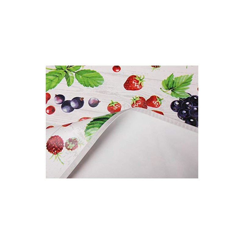 Vinylla Summer Fruit Easy Wipe Clean Vinyl Tablecloth