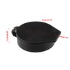 sourcing map Hard Plastic Dust Protection Waterproof Caps Black Suitable
