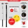 PowerNet Overload & Underload Training Baseball Bat Bundle, Baseball Training