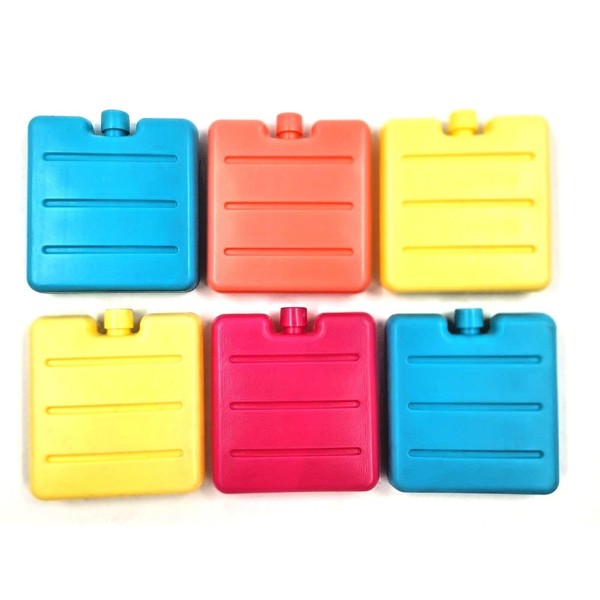 Pack of 6 Small Ice Packs for Lunch Boxes Kids