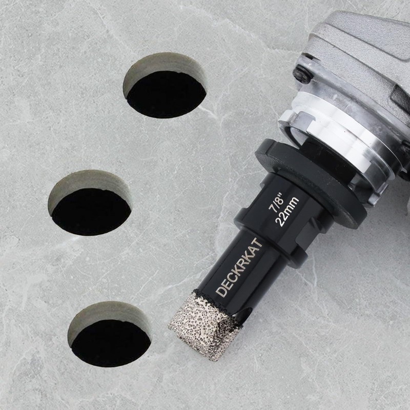 Diamond Core Drill Bit Vacuum Brazed 7/8" 22mm Diamond Hole