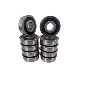 DEEG 10PCS Flanged Ball Bearings ID 1/2" x OD 1-3/8"for Lawn Mower, Wheelbarrows, Windmill,Carts & Hand Trucks Wheel Hub.Replacement for Marathon, Exmark, Stens, Prime Line ＆ Sunbelt and More