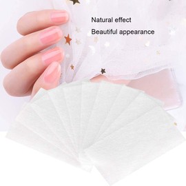 Nail Extension Fiberglass, 10 Pcs Nail Quick Extending Shaping Glass Fiber Manicure Tool Nail Care Fiberglass Silk Nails Wrap Stickers Non-Woven French Nail Warp