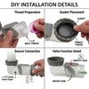 1-1/2" Anti-Odor Sink Trap, One-Way Drain Valve Backflow Preventer, 1
