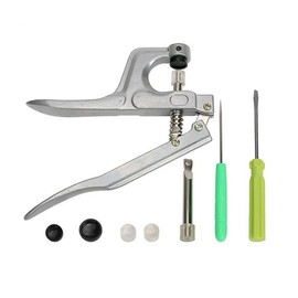 Snap Pliers for Crafts Clothing, Hand-held Pliers Tool for Snap Plastic, Snap Button Fastener Press Attacher Punch for T3 T5 T8 Snaps