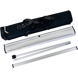 Retractable Banner Stand, Advertising Display, Poster Board 81"x33" (No Graphics Banner)
