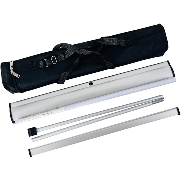 Retractable Banner Stand, Advertising Display, Poster Board 81"x33" (No Graphics