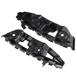 Partuto Bumper Support Bracket No.5C6807183A/5C6807184A - Left Right Side Bumper Bracket for Volkswagen Jetta 2015-2018 - ABS Plastic Black - 1 Pair