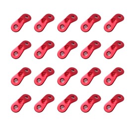 Takelablaze Aluminum Flexible Metal Fittings, Rope Tensioner, Rope Length Adjustment, For Outdoor Camping, Tent, Camping Equipment, Pack of 20