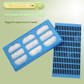 Rediboom 12 Pack Replacement Filter Cartridges Compatible with Cat and Dog Pet Drinking Water Fountains Water Purification Filter