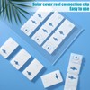 12pcs Inground Pool Solar Cover Clips for Reel, Plastic Blanket