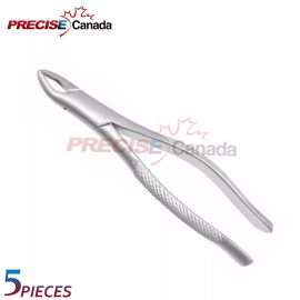 PRECISE CANADA SET OF 5 EXTRACTING FORCEPS 150 SURGICAL DENTAL INSTRUMENTS