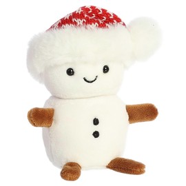 Aurora® Festive Holiday Lil Puff™ Stuffed Animal - Seasonal Cheer - Heartwarming Gifts - White 5 Inches, Small, 99387