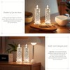SupBri Rose Shadow LED Flameless Candles, 6PCS Romantic Battery Operated