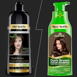 Herbishh Hair Color Shampoo for Gray Hair – Magic Hair Dye Shampoo – Colors Hair in Minutes–Long Lasting–500 Ml–3-In-1 Hair Color for Women & Men –Amm