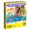 Faber-Castell Creativity for Kids My First Fun Felt Shapes - Travel Friendly Felt Board for Toddlers (Imaginative Pretend Play for Kids, 100+Piece), Multi (1274000)