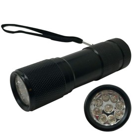 Sherco-Auto UV 9 LED Ultra Violet Dye Inspection Light Flashlight Blacklight Lamp Torch
