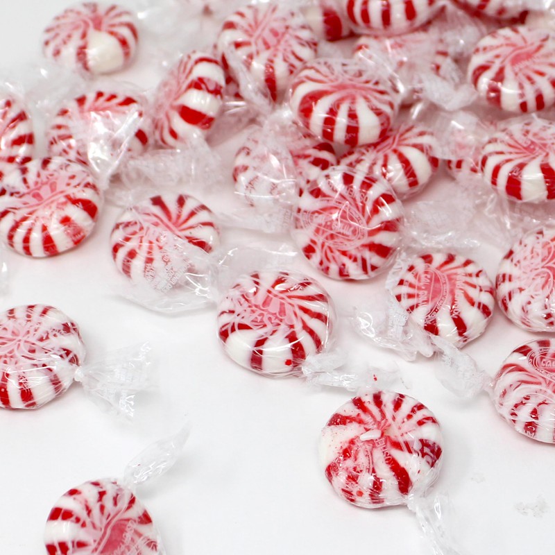 Starlight Peppermint Candy Bulk – 56 Individually Wrapped Red &