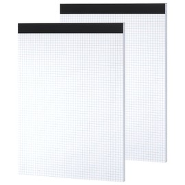 Thboxes Graph Paper 17" X 11.6", 2 Pack 4x4（4 Squares Per Inch） Easy Tears Off Grid Paper Pad Engineering Technical Drawings Plotting, Graph Paper Notebook for Office, School Graph 30 Sheets Notepads