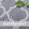Excovip Cotton Linen Fabric Tablecloth, Waterproof Oil Proof Spill Proof