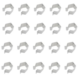 20 Pack Window Screen Clips Installer Clips Stainless Steel Screen Fixing Clip for Window Door (Silver)