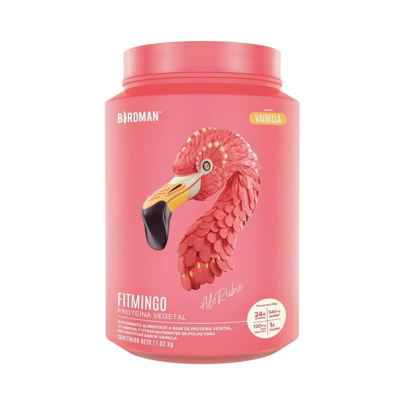 Suplemento alimenticio Birdman Fitmingo proteína vegetal sabor blueberry 510 g
