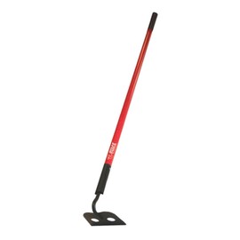 BULLY TOOLS Mason Hoe Tool - 12-Gauge Heavy Duty Garden Hoe with Long Fiberglass Handle for Digging, Spreading & Mixing Concrete, Soil Cultivation, Ideal for Gardening - 100% Made in The USA, 58-Inch