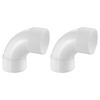 1-1/2 Inch 22.5 Degree PVC Elbow Pipe Fitting, 1-1/2" PVC