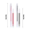 QEQSHQO 20pcs Hot Erasable Pen Fabric Markers Interchangeable Hot Erasable