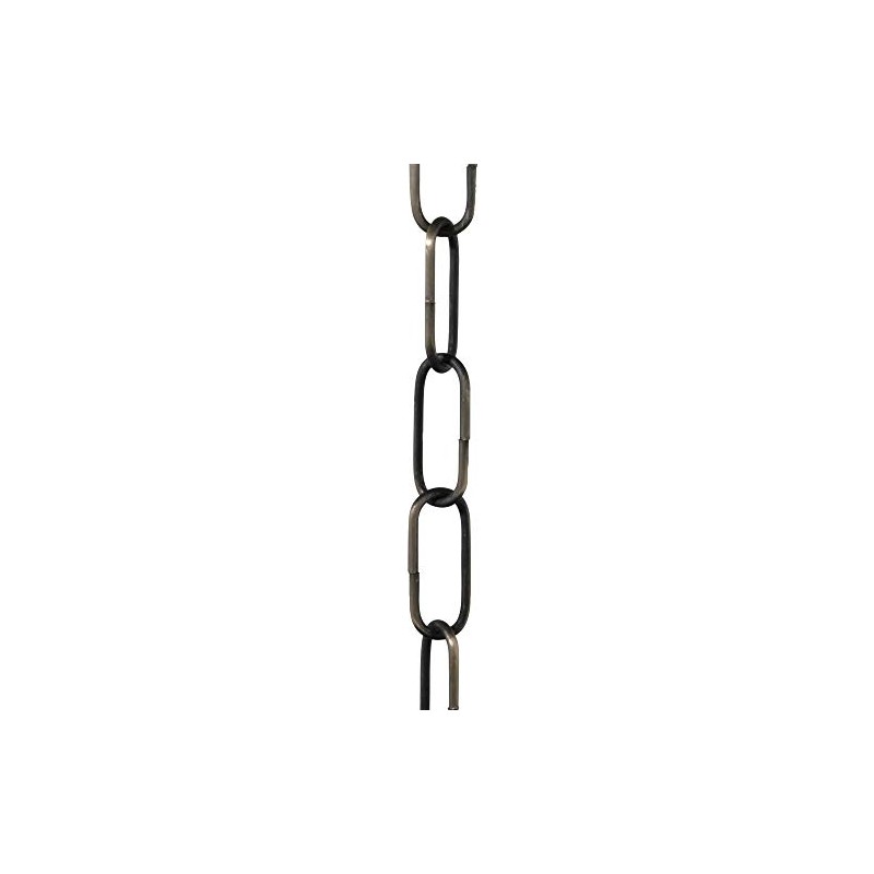 ElekTek 2m Pack Antique Brass Rustic Open Link Chain for