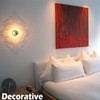 KarlunKoy Half Gold Light Bulb,8W (80W Equivalent) Dimmable LED Edison