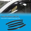 TUCKBOLD Window Deflectors for VW Golf MK6 2008-2012 5 Door