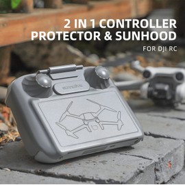Mini 3 Pro RC Sun Hood Sun Protection, 2-in-1 Controller Protective Cover Sun Visor for DJI RC, DJI Mini 3 Pro RC Remote Control Protection Screen Monitor Cover Accessories