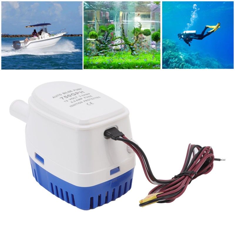 Auto Bilge Pump Impact Resistance Mini Multifunctional DC Submersible Pump