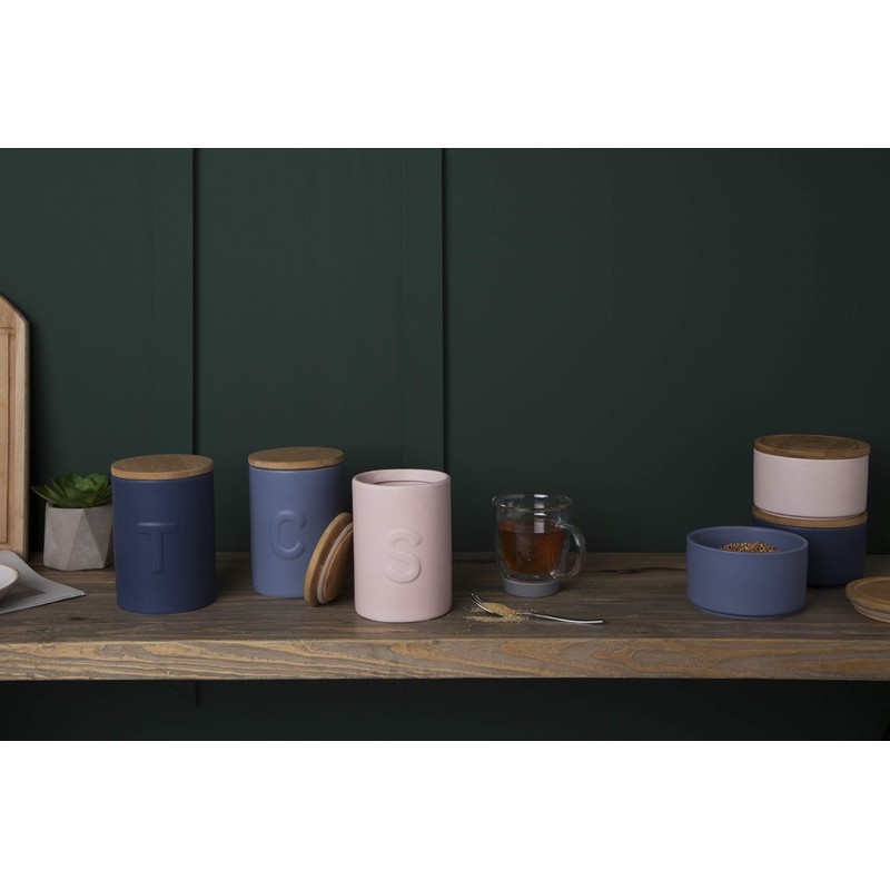 Premier Housewares 0723016 Canister, Bamboo, Dolomite