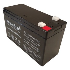 PowerStar 12V 9Ah SLA Battery – Replacement for Vision CP1290L, True High-Rate AGM Battery – Rechargeable, Maintenance-Free, Deep Cycle Backup for UPS, Solar, Scooter, Alarm Systems & More