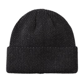 MniJiza Newborn Baby Beanie Hat Infant Winter Knit Hats Toddler Boys Girls Warm Cap (0-6M, Black)