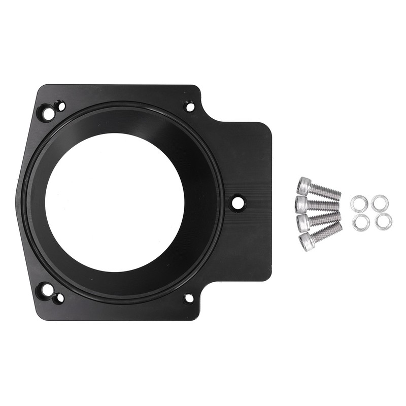 4in Intake Manifold Throttle Body Adapter Aluminum Alloy Spacer Fit