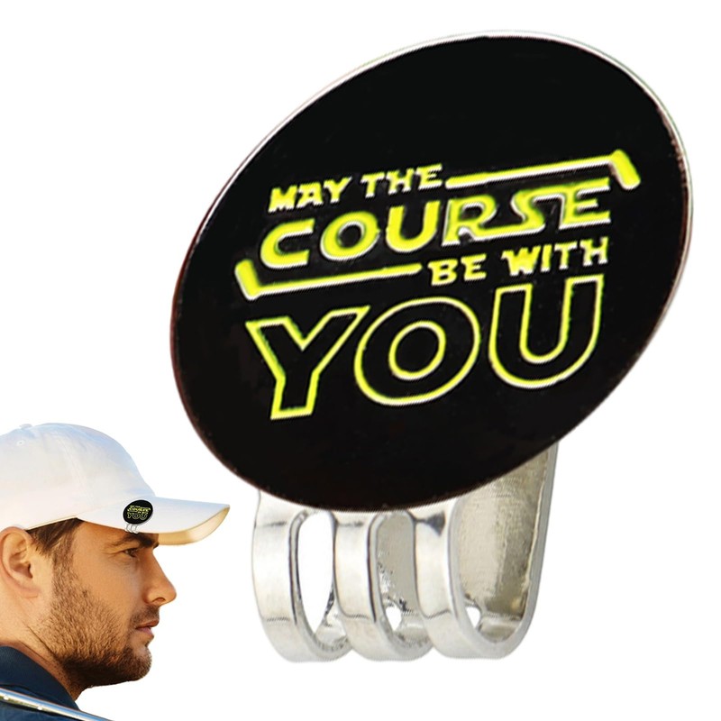 Golf Marker Hat Clip | Funny Ball Markers for Golf