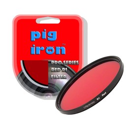 Pig Iron Red R1 Pro Filter Contrast Enhancer for Black and White Photography Special Effects Camera Lens Filter (62mm)
