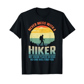 Best Hiking Art For Men Women Outdoor Hike Gear Hiker Hiking T-Shirt