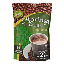 Moringa Herbal Coffee Bolsa 22 Sobres Café Stevia Reishi Vid                                                                                          