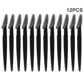 12 Pcs Eyebrow Razors, Exfoliating Dermaplaning Tools, Face Razors Multipurpose, Eyebrow Trimmers Shaver with Safety Cover, Facial Hair Removal for Women Men Body Use
