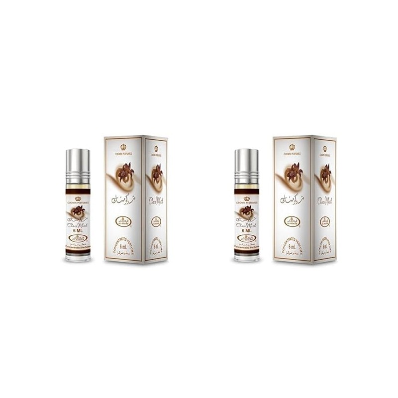 Al-Rehab Choco Musk Concentrated Perfume Rollerball for Unisex, 0.2 Ounce