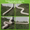 plusgutter 11.5ft Long Gutter Downspout Extensions Flexible, Drain Downspout Extender,