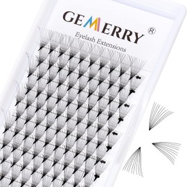 GEMERRY 10D Eyelash Extension Volume Eyelashes Ready Fan Eyelashes 0.07 D Curl 10 mm 10D Lash Extensions Tufted Eyelashes (10D-0.07-D-10 mm)