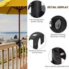 Shoyisenka Patio Umbrella Holder, Heavy Duty Parasol Holder, Square Clampable